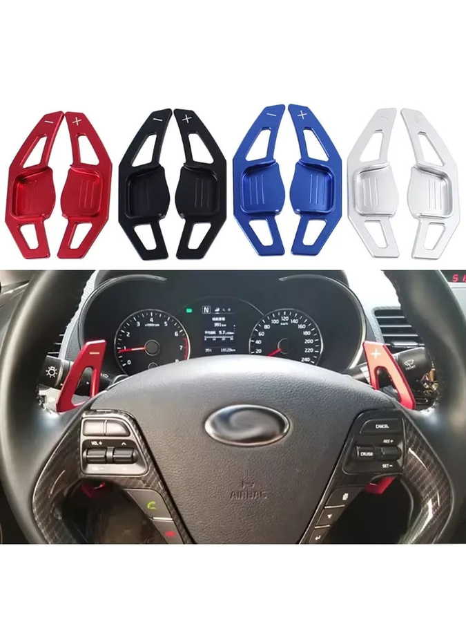 Cherk Paddle Shift DSG Aufkleber für KIA K3 Cerato Forte Koup SX und Ceed Pro GT SW in Rot - Bild 3
