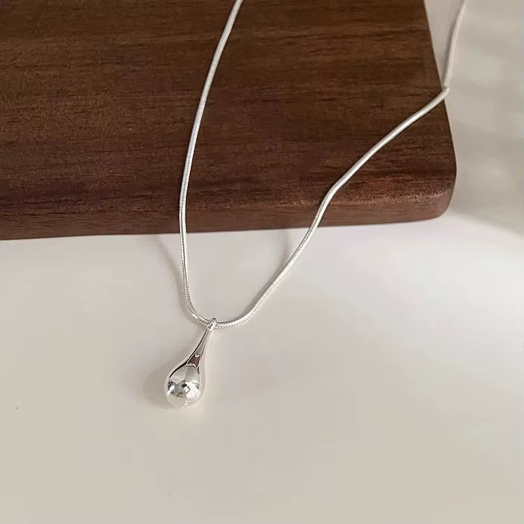 BFCLUB Halskette, 925 Silber, Waterdrop Form, Damen - Bild 3