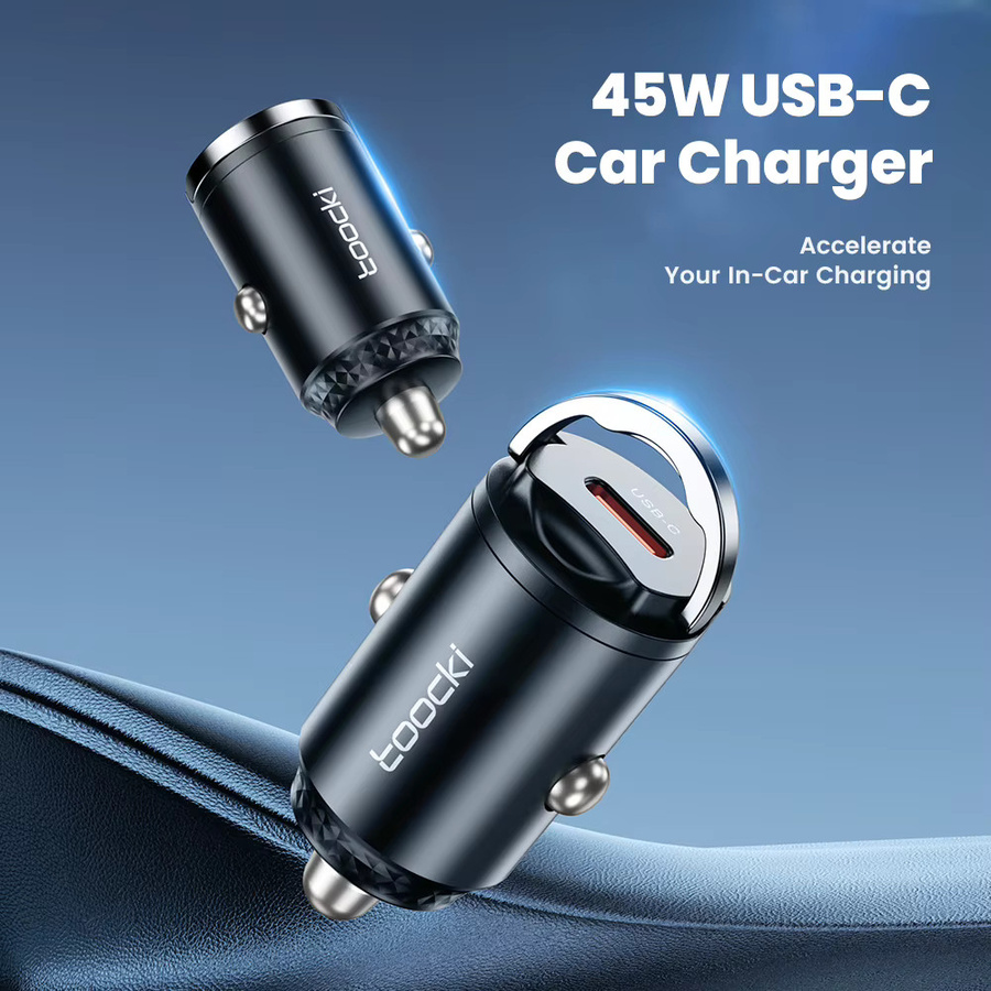 Toocki 45W USB Auto-Ladegerät mit USB-C Schnellladefunktion QC 4.0 PD 3.0 PPS 5A für iPhone, Huawei und Samsung - Bild 5