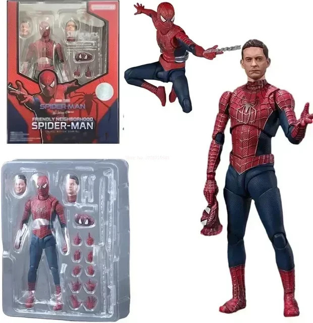 Bandai Marvel Spiderman 3 Tobey Maguire, Actionfigur, PVC-Statue - Bild 1