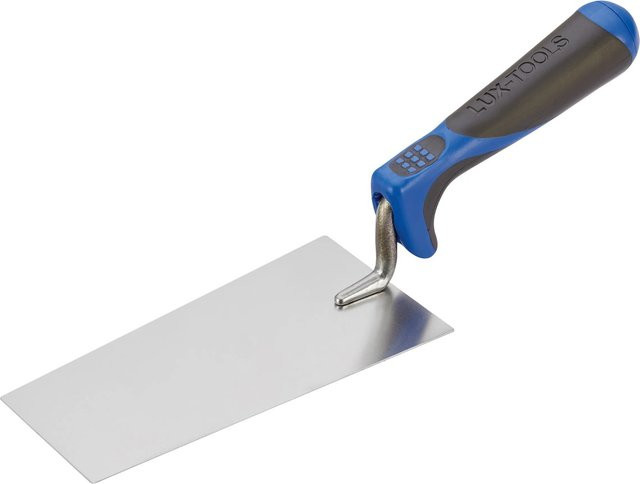LUX-TOOLS Berner Putzkelle aus rostfreiem Edelstahl in Silber, Breite: 16 cm - Bild 1