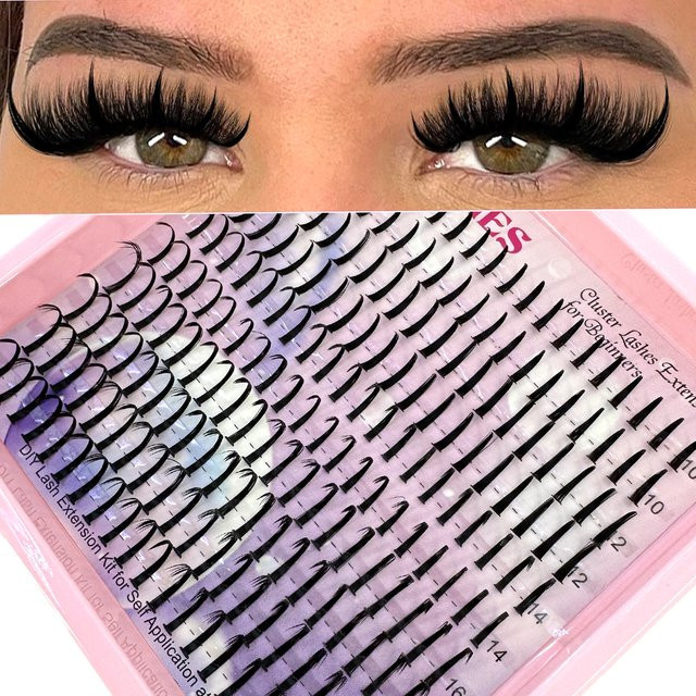 Spikes Manga Wimpern Cluster Wimpernverlängerung, DIY Fairy Lashes - Bild 1