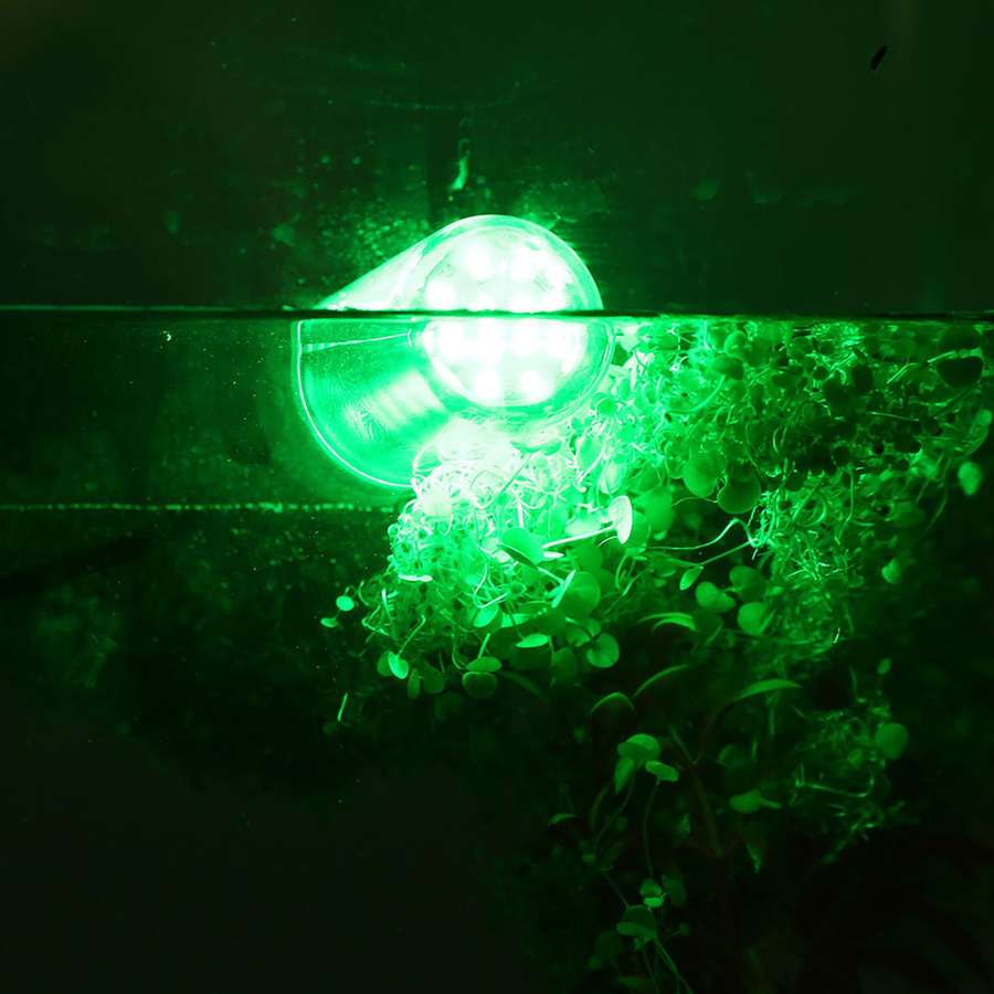 LED Unterwasser Lampe für Angeln und Boote mit 108 SMD 5050 LED-Perlen in Blau, transparent - Bild 3