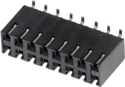Molex Einbau-Buchsenleiste Standard 15453216 Tray Schwarz - Bild 1