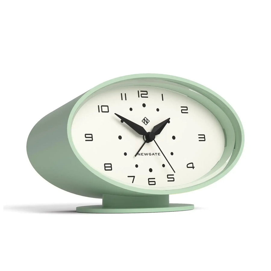 Newgate Ronnie Tischuhr Retro Analog Silent Quartz in Grün - Bild 1