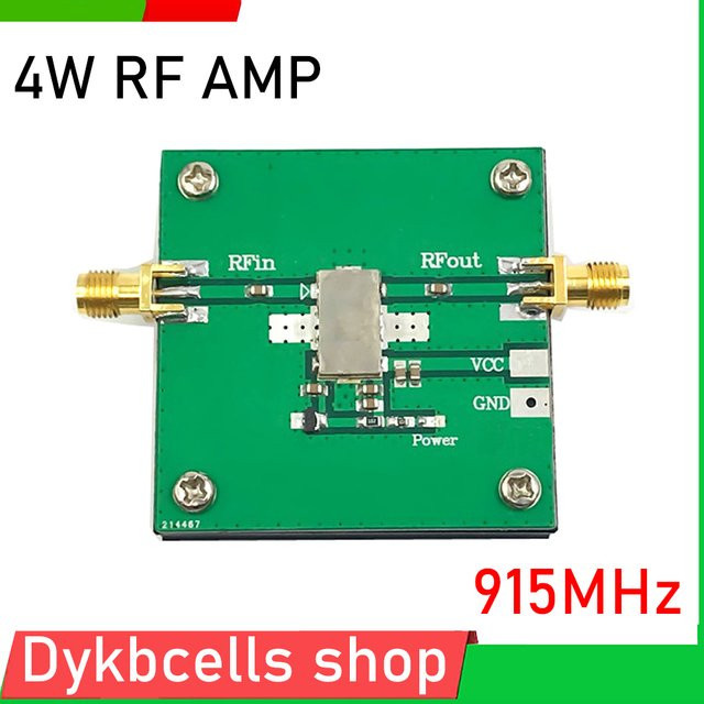 DykbRadio HF-Leistungsverstärker 4 W für HAM Radio, RFID-Sender und UAV Drohnen-Bildübertragung, Frequenzbereich 890-960 MHz, Farbe: Grün - Bild 1
