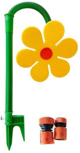 Crazy Daisy Rasensprenger Tanzende Sonnenblume in Gelb mit 360-Grad-Drehung - Bild 1