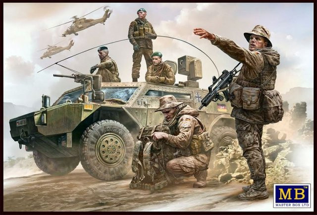 Master Box German Military Men - Bundeswehr, Soldaten, Kunststoff, Grün, 1:35 - Bild 1