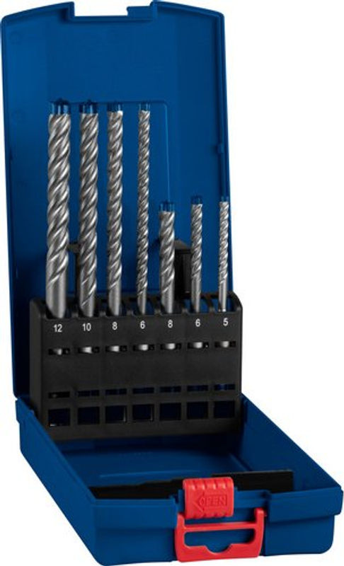 Bosch Professional EXPERT SDS-plus-7X Hammerbohrer-Set, 7-teilig, blau - Bild 3