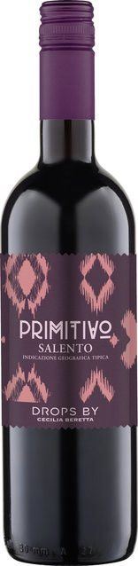Cecilia Beretta Drops Primitivo Rotwein, Salento, 2024, halbtrocken, 0,75 l - Bild 1