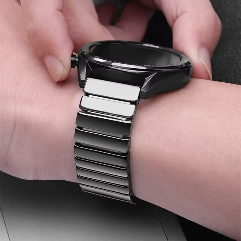 KOSPET Uhrenarmband Keramik, 22 mm, Schwarz, Unisex - Bild 2