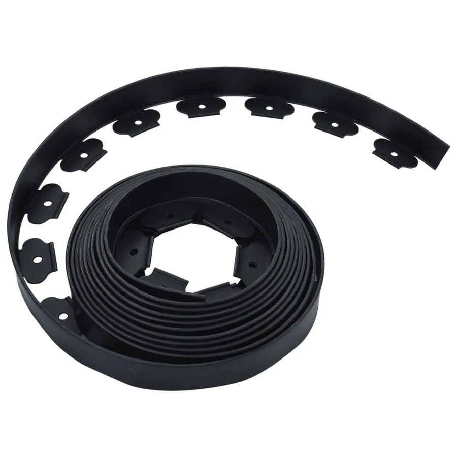 vidaXL Flexible Rasenkante inklusive 30 Nägeln, 10 m Länge, Höhe: 5 cm, Artikelnummer 48614 - Bild 2