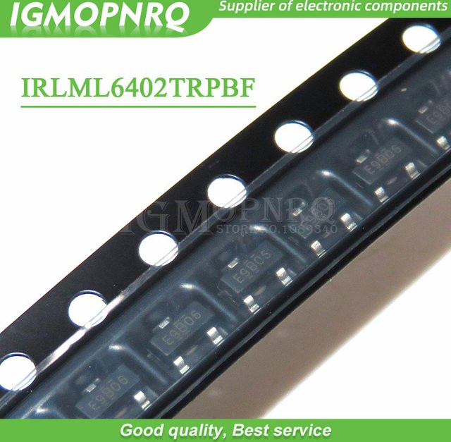 100 Stück IRLML6402TRPBF Power MOSFET SMD SOT-23 in Schwarz - Bild 1