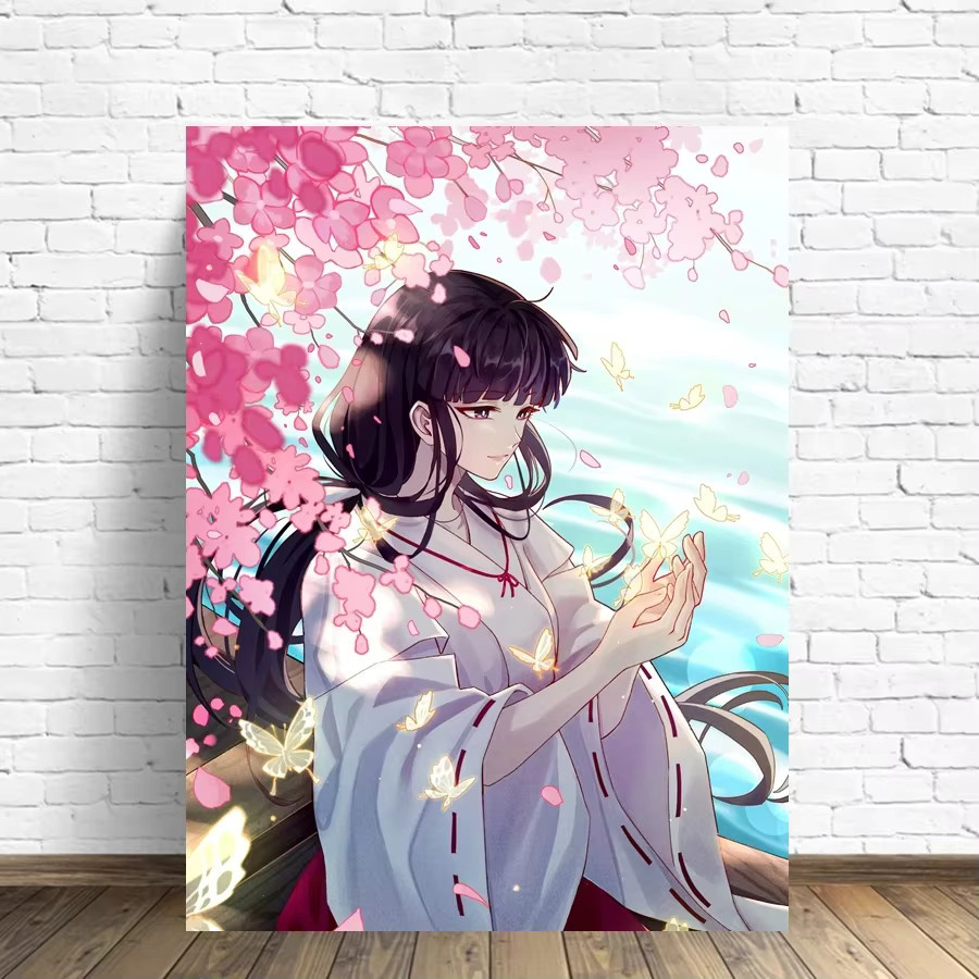 YUTTEE Inuyasha 5D Diamantmalerei Mosaik Set mit Sesshōmaru und Kikyo in Multicolor für Handgemachte Kreuzstich Kunst als Home Decor - Bild 2
