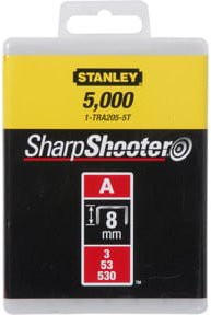 Stanley Feindrahtklammern Typ A aus Edelstahl, 8 mm, 5000 Stück - Bild 2