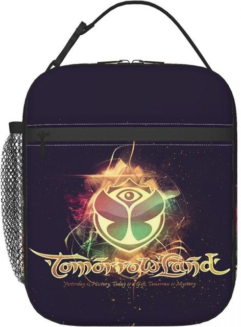Isolierte Lunchtasche Tomorrowland Belgisches Elektronische Tanzmusik Festival von Fancy Style Studio in Mehrfarbig, One Size - Bild 1