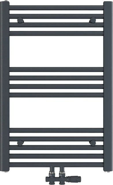 Emke Badheizkörper Handtuchwärmer Anthrazit 75 x 50 cm 291W - Bild 1