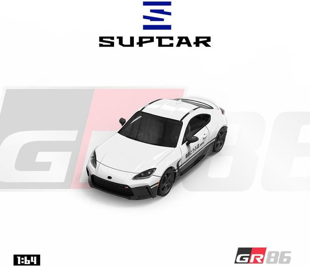 Supcar Gr86 Tofuladen, Diecast Automodell, 1:64, Weiß - Bild 1