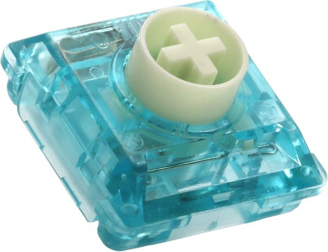 Kailh Summer Mini Low-Profile Mechanical Switches mit 55g Click und HotSwap in Türkis für Mini, MX und Hitbox Tastaturen - Bild 1