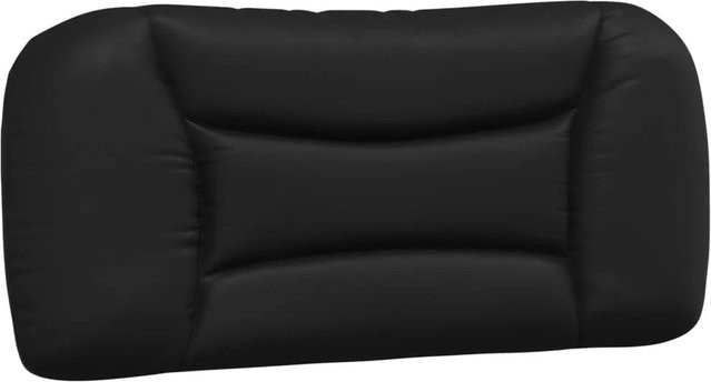vidaXL Kopfteil-Kissen Hvar Schwarz Kunstleder 90 cm - Bild 1