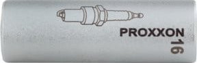 Proxxon Zündkerzeneinsatz 3/8 Zoll in Silber aus Chrom-Vanadium mit 19 mm - Bild 1