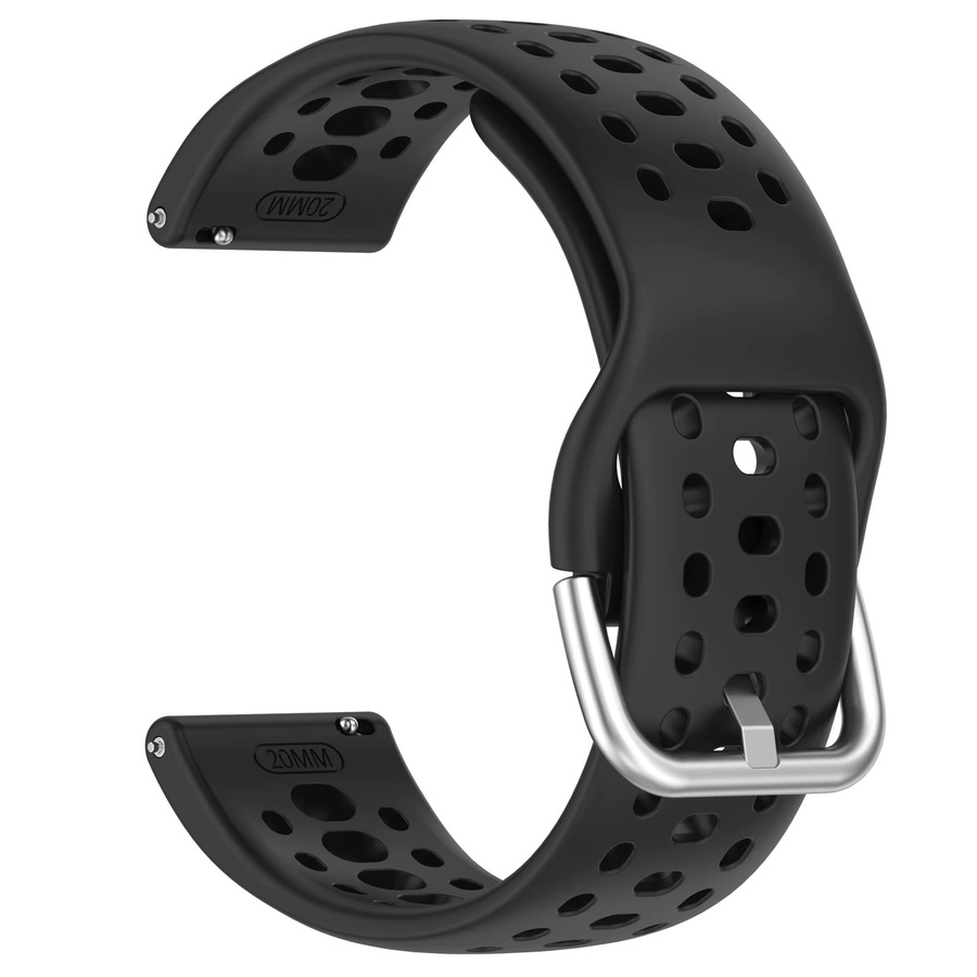 Amazfit Uhrenarmband Silikon, Schwarz, Unisex - Bild 1