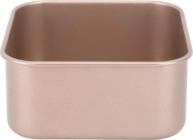 TOMTOP JMS Backform aus Kohlenstoffstahl, quadratisch, Gold, Antihaftbeschichtung - Bild 1