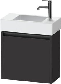 Duravit Waschtischunterschrank Ketho.2, grau matt, wandhängend, 1 Tür, B: 48,4 cm, T: 23,8 cm - Bild 1
