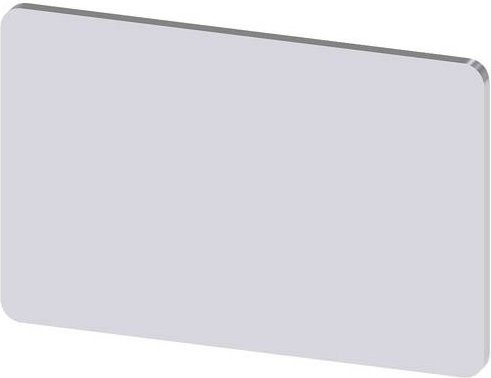 Siemens Bezeichnungsschild ohne Aufschrift Indus.Sector Farbe Silber 10 Stück 3SU1900-0AD81-0AA0 - Bild 1