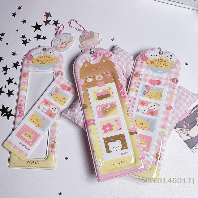 YY26 4-Fach-Kartenhalter für Korea Idol Mini-Karten, transparenter Fotokartenhalter aus PVC als Anhänger und Lesezeichenhalter - Bild 1
