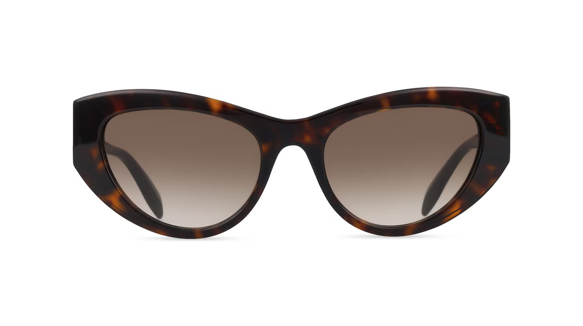 Alexander McQueen Sonnenbrille, Butterfly, Kunststoff, braun, Damen - Bild 1