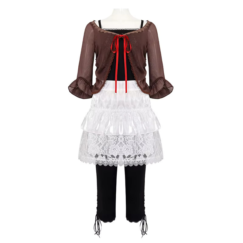 BOOCRE Fatal Frame II Crimson Butterfly Amakura Mio Amakura Mayu Cosplay Kostüm, Unisex, Plüsch / Textil - Bild 2