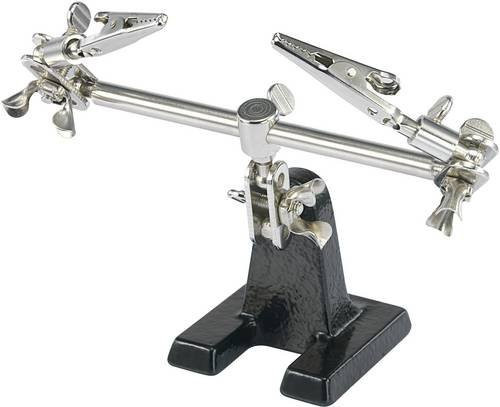 TOOLCRAFT ZD-10F Dritte Hand aus Gusseisen in Silber, B: 26,0 cm, H: 19,0 cm - Bild 1