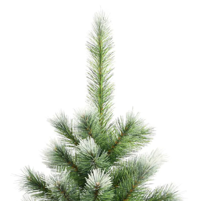 Vidaxl Künstliche Tanne für Weihnachten, beschneit, grün und weiß, Höhe: 150 cm - Bild 3