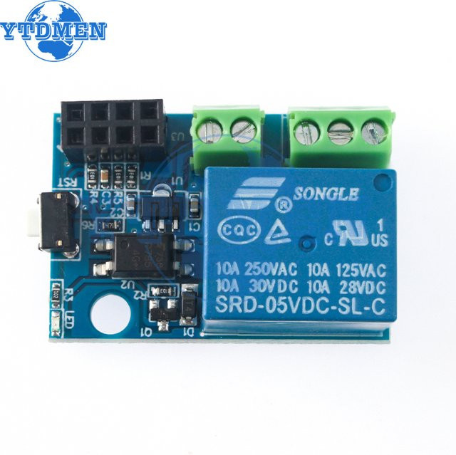 YTDMEN ESP8266 Relais Modul 5V mit WIFI für Smart Home Fernbedienung via App und Arduino, Blau - Bild 1