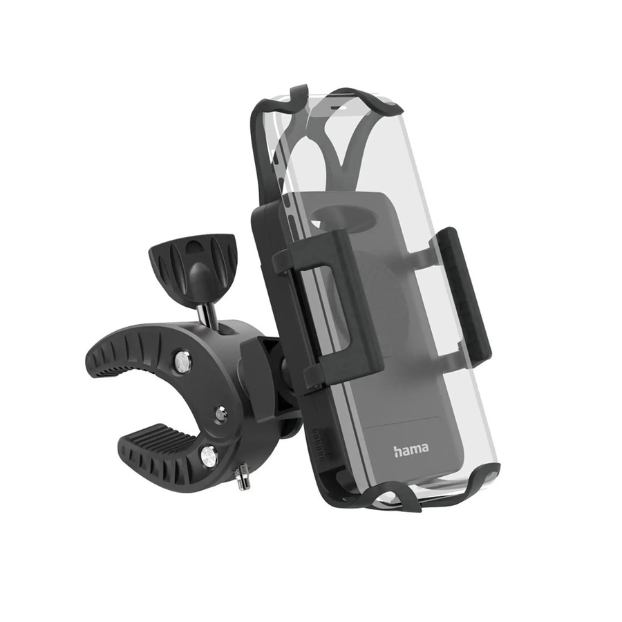 Hama Fahrrad-Handyhalterung Strong Universell 360 Grad drehbar Schwarz - Bild 2