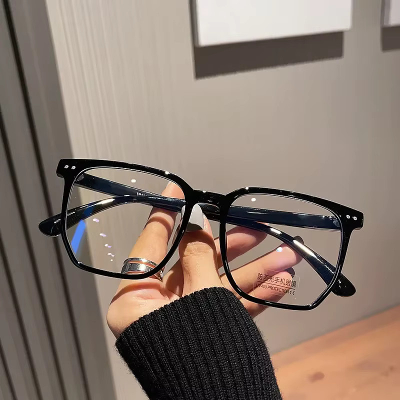 MDOD Korrektionsbrille, rund, transparent, Kunststoff, Unisex - Bild 1