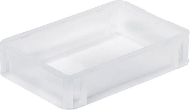 PROREGAL Eurobehälter BasicLine transparent H x B x T: 7 x 30 x 20 cm - Bild 1