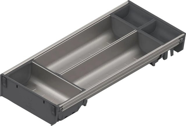 Blum Besteckeinsatz Orga-Line Schalen-Set Grau für Korpusbreite 300-399 mm und Nennlänge 450 mm - Bild 1