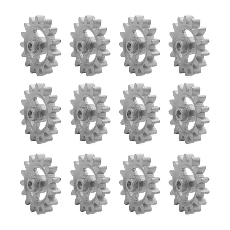 Aluminium Getriebe für Grillrahmen als DIY Zubehör für automatische Drehmechanismen in Silber - Bild 3
