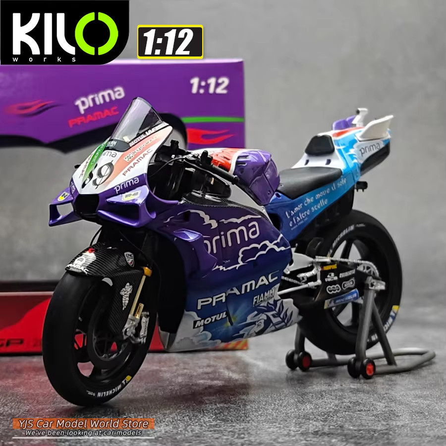 KILOworks Prima Pramac Racing GP23 GP24 Motorradmodell, Metall, 1:12 - Bild 2