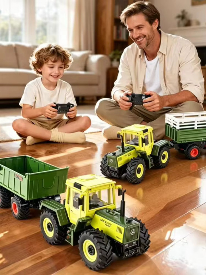 Mercedes-Benz Traktor, ferngesteuert, Landwirtschaftliches Transportfahrzeug - Bild 1