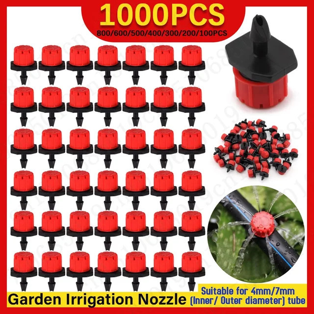 APWIKOGER 1000 Stück Bewässerungstropfer Set für dein Gartenbewässerungssystem - Bild 1