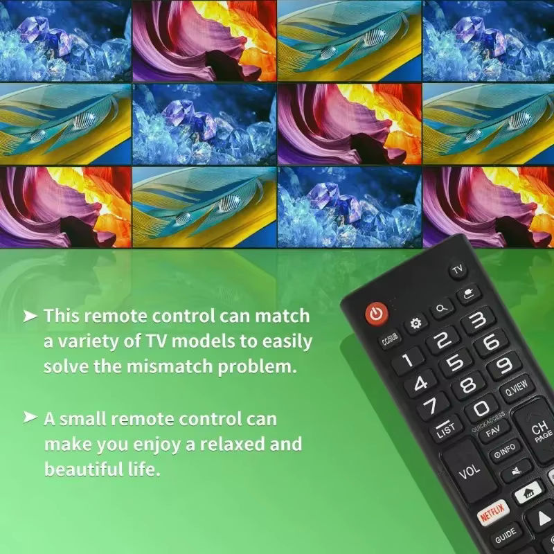 LG Fernbedienung AKB75675311 in Schwarz passend für LG SMART TV Modelle 43UK6300PUE, 32LK610BPUA, 49UK6300PUE und 55UK6300PUE - Bild 2