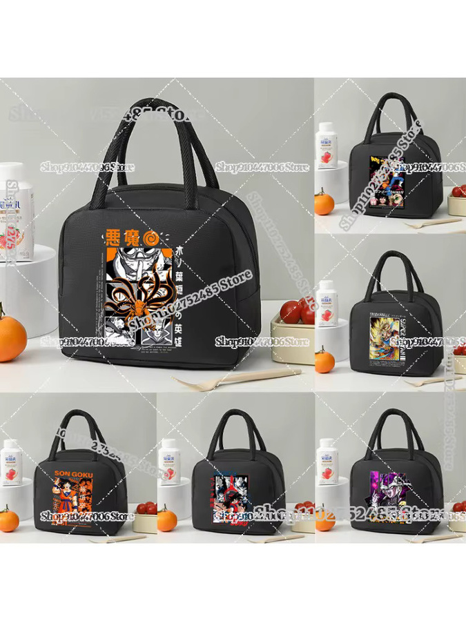 Bandai Dragon Ball Goku Isolierte Lunchbox für Schüler, wasserdichte Bento-Tasche in Schwarz - Bild 2