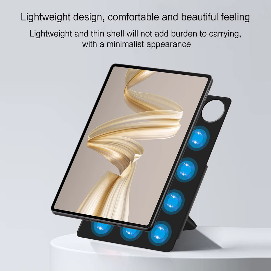 Magnetische Smart Book Cover Hülle für Huawei MatePad Pro 12.2 MRO-W00 W10 2024 in Schwarz - Bild 4