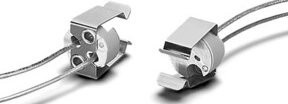 Houben Lampenfassung GU5,3 aus Keramik mit Glimmer, Länge: 140 mm - Bild 1