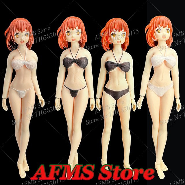 Hot Toys Mobile-Suit-Mädchen, Sammlerfigur, Maßstab 1:12, Bikini-Badeanzug, Neckholder-Dessous, Unterwäsche - Bild 1