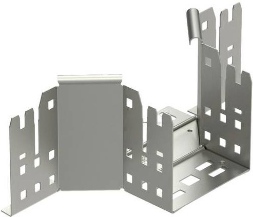 OBO Bettermann Anbau-Abzweigstück aus Metall in Silber - Bild 1
