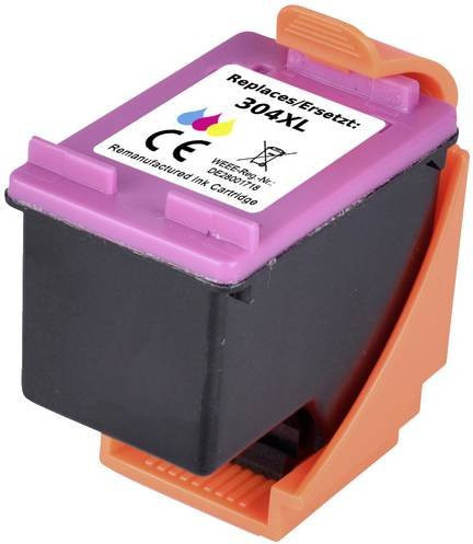 Renkforce Druckerpatronen Set kompatibel mit HP 304XL N9K07AE, Cyan, Magenta, Gelb für Tintenstrahldrucker - Bild 1